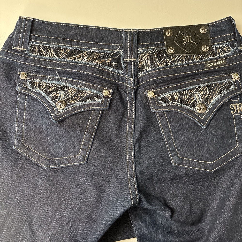 Miss Me Dark Jean - 31 Easy Boot